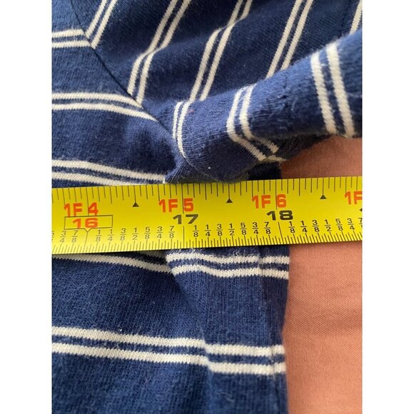Madewell Tee Dress in Epperson Stripe Size Small Blue and White T-shirt Dress - Picture 9 of 10